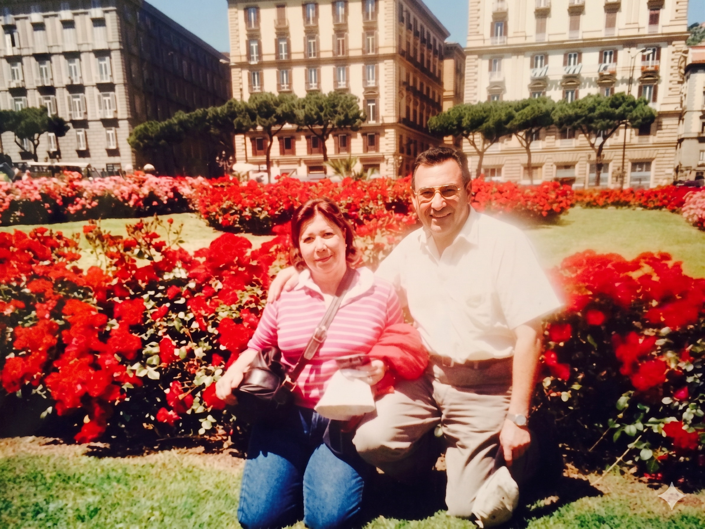 Don Raúl Barría junto a su esposa Olaya Saavedra